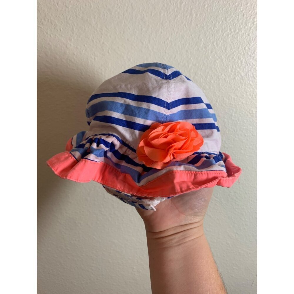 Gymboree Lined Cotton Summer Hat Baby Girls Size 0-6 Months AC1